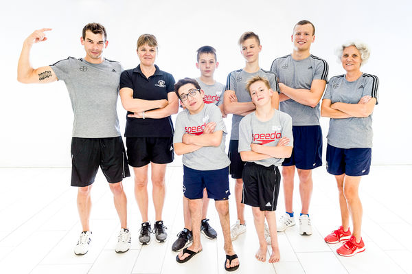 Team Leverkusen bei der IDM Schwimmen Berlin (c) Ralf Kuckuck, DBS-Akademie