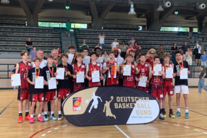 Die U14 des TSV Bayer 04 Leverkusen ist Deutscher Meister. Foto: Pulsfort