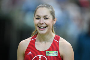 Gina Lückenkemper ist in Lausanne die 100 Meter in 11,07 Sekunden gelaufen. Foto: Chai