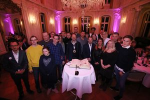 Die erfolgreichen Sportler in Schloss Morsbroich (c) Uwe Pulsfort