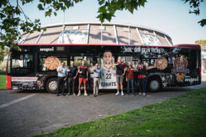 Die GIANTS und die wupsi gehen eine abgefahrene Partnerschaft ein. Foto: Althoff