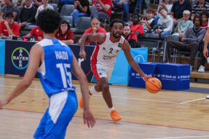 Branden Maughmer gewann mit seinen Teamkollegen in Weimar 68:66 / Foto: Frank Fankhauser (@effefffoto)
