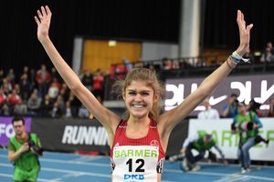 Konstanze Klosterhalfen hat den Hallen-Europrekord über 5.000 Meter geknackt. Foto: Chai