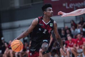 War mit 12 Punkten bester Scorer der GIANTS: Trey McBride / Foto: Nils Althoff