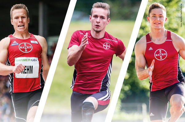 Markus Rehm, Johannes Floors und Felix Streng (c) Beautiful Sports/Axel Kohring