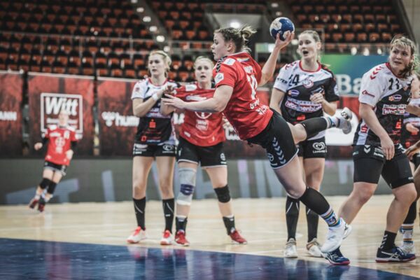 Jennifer Kämpf und die Elfen wollen am Sonntag ins Pokal-Final4 einziehen. Foto: Dembinski