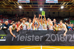 Die Bayer Giants haben die ProB-Meisterschaft gewonnen. Foto: Worsch