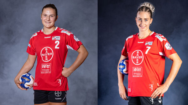 Mareike Thomeier (l.) und Pia Zschocke fahren zum DHB-Lehrgang. Fotos: Dembinski