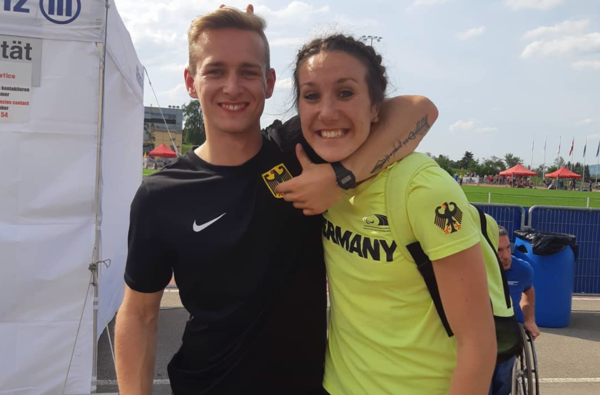 Johannes Floors und Irmgard Bensusan (c) @paraathletics