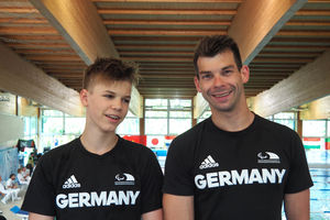 World Series Para Swimming: Vier Bestleistungen für Taliso Engel (l.), ein Rekord für Tobias Pollap.