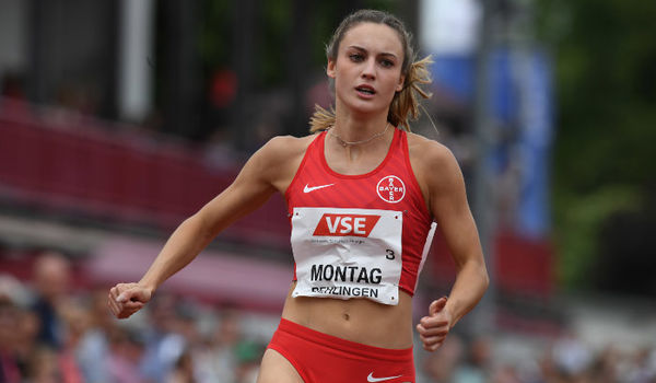 Jennifer Montag läuft neue PB über 100 Meter. Foto: Chai