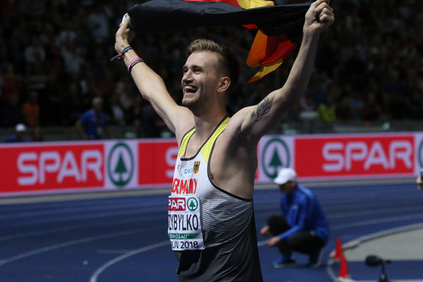 Hochsprung-Europameister Mateusz Przybylko hat die WM-Norm abgehakt. Foto: Chai