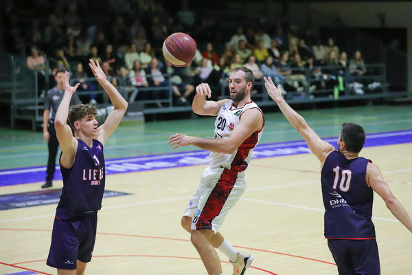 J.J. Mann und seine Teamkollegen empfangen am Samstag die VOO Lüttich Basket / Foto: F. Fankhauser