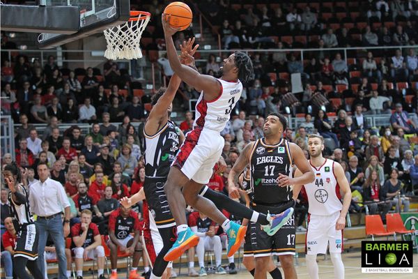 16 Punkte, 8 Assists und 6 Rebounds: Quentin Goodin überragte gegen die Eagles / Foto: Michael Fleschenberg