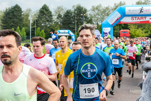 Der BusinessLauf Leverkusen startet am 11. August wieder durch. Foto: Bayer AG