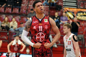 Die Muskeln spielen ließ Ferenc Gille bei den Artland Dragons / Foto: Robert Gertzen