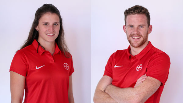 Caroline Blech und Torben Klein fahren zur Universiade nach Neapel. Fotos: Heuser