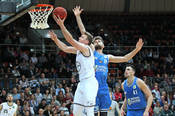 Colter Lasher war gegen Jena mit 11 Punkten Topscorer der Giants. Foto: Fleschenberg