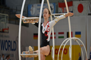 Maria Kaas wurde Rhönrad-Weltmeisterin. Foto: Köhler