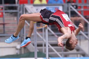 Mateusz Przybylko gewinnt den Meistertitel mit Saisonbestleistung. Foto: Heuser
