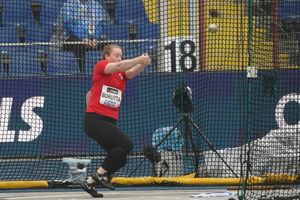 Samantha Borutta gewinnt Gold im Hammerwerfen. Foto: Chai
