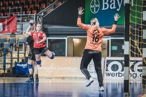 Zoe Sprengers und die Elfen empfangen am Sonntag die HSG Auerbach/Bensheim. Foto: Dembinski