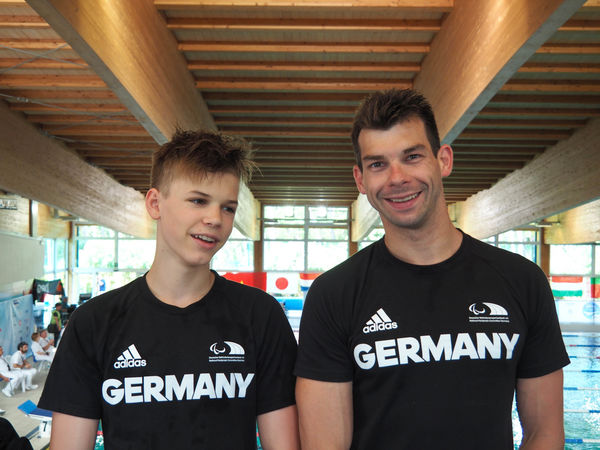 World Series Para Swimming: Vier Bestleistungen für Taliso Engel (l.), ein Rekord für Tobias Pollap.