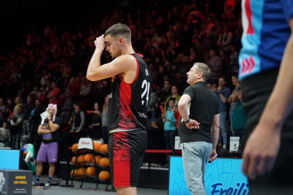 Es war zum verzweifeln: Calin Nita und die GIANTS verlieren in Nürnberg / Foto: Nathalie Zweifel