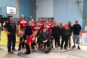 Bayers Sitzvolleyballer sind deutscher Vizemeister. Foto: Privat