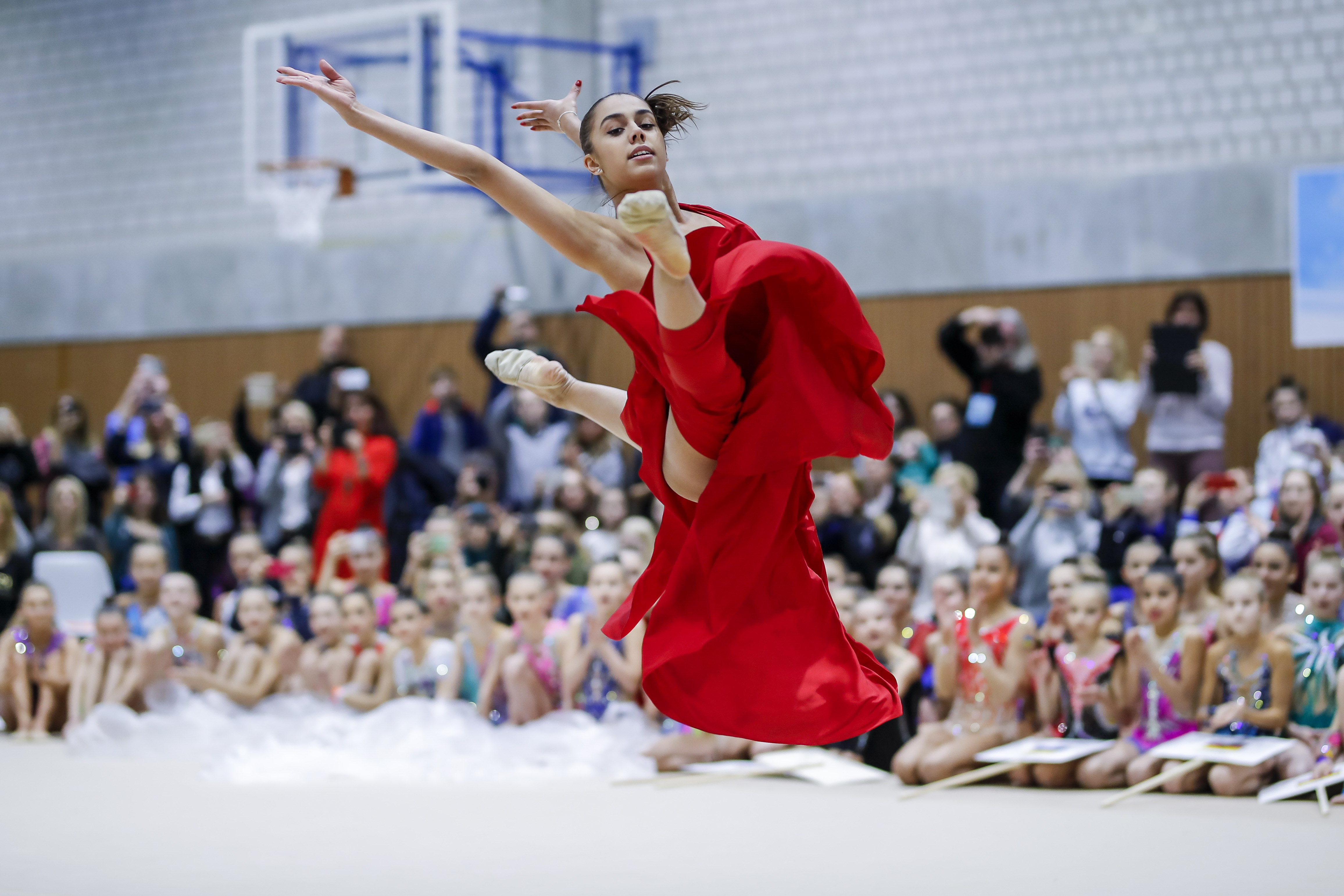 Olympiasiegerin Margarita Mamun beim Wintercup 2017. Foto: Faßbender